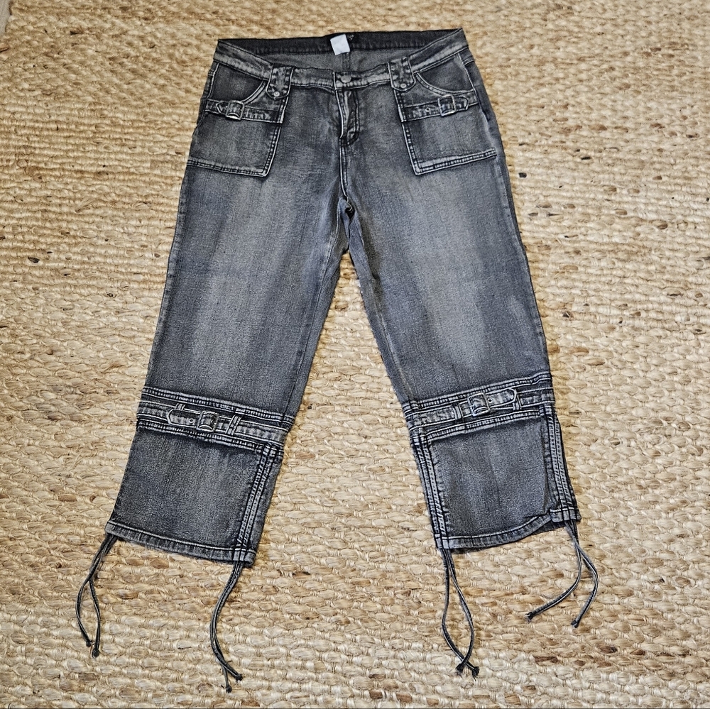 Stylish Gray Women's Jeans - Sz 10
